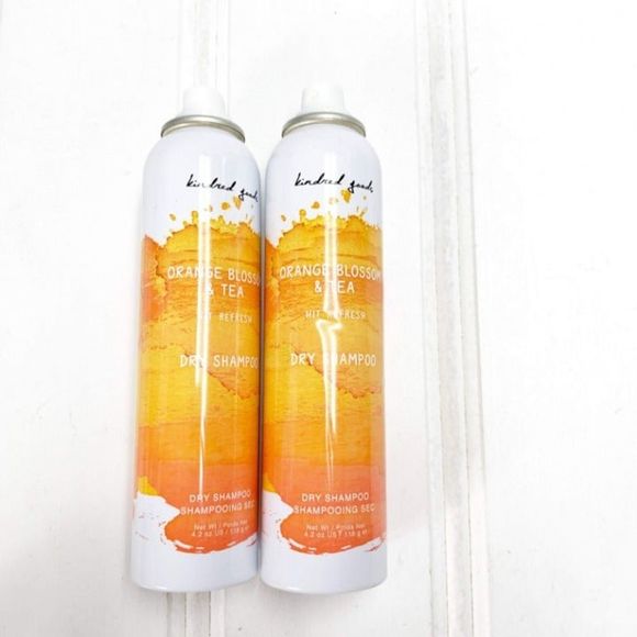 Kindred Goods Old Navy Orange Blossom & Tea Hair Dry Shampoo Spray Styling x2 - Picture 1 of 8